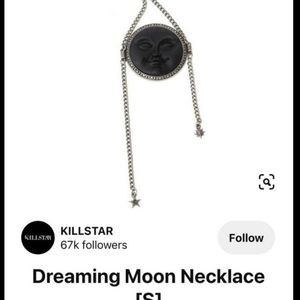 🖤ISO🖤 killstar dreaming moon necklace